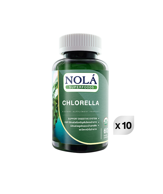 NOLA Chlorella 60 Vegan Capsule ( 10 bottle)